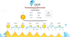 Desktop Screenshot of meteo.kamtv.ru